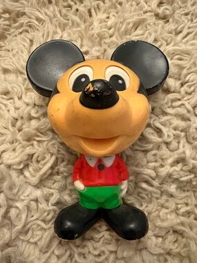1976 Mattel Disney Mickey Mouse Chatter Chum talking pull-string